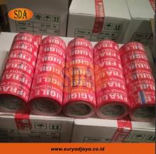Lakban Fragile Merah